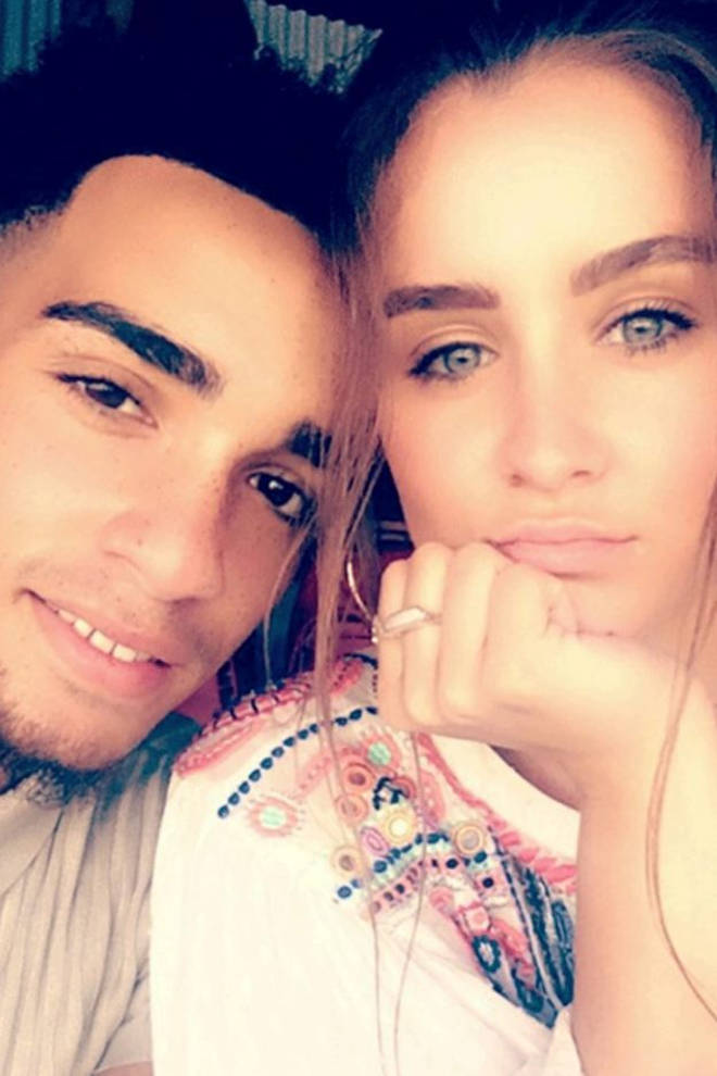 Photo uploaded to Brooke's Instagram which sparked engagement rumours
