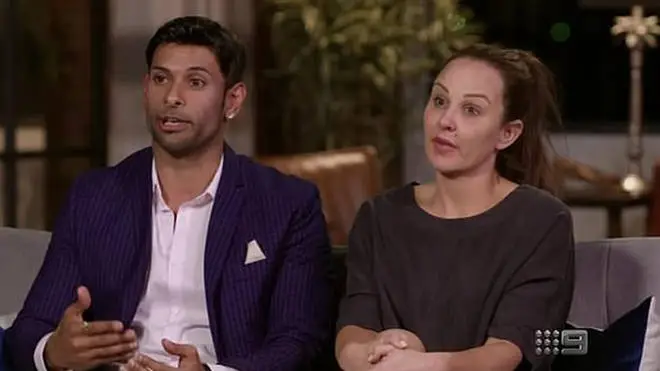 Melissa Lucarelli and Dino Hira came to blows on Married at First Sight Australia