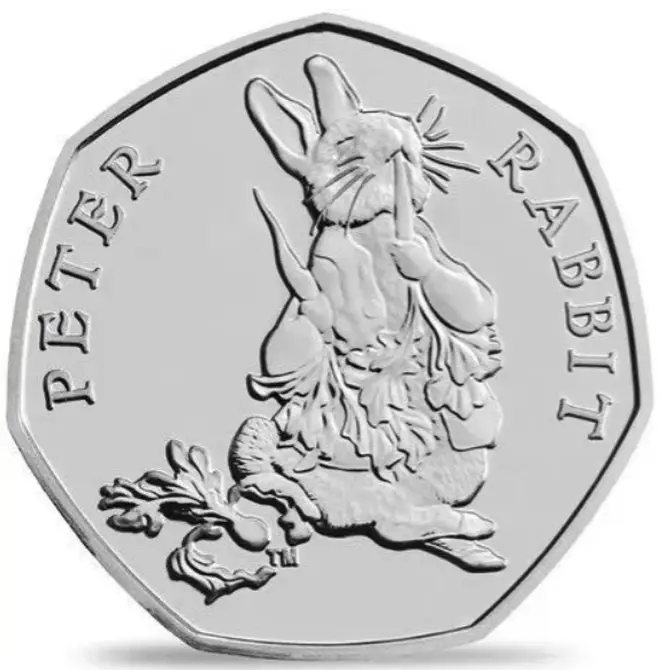 The Peter Rabbit coin is one of several Beatrix Potter coins released