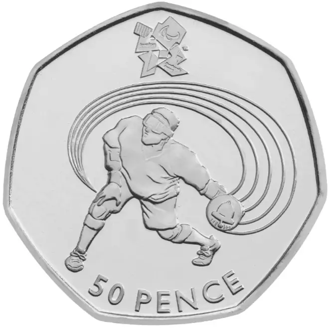 Goalball coins sell for around £10