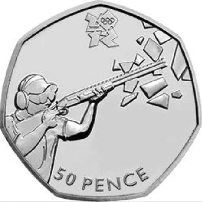 The Olympic Shooting coin is the final coin to feature