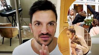 Peter Andre has said Emily wants to keep their kids' faces covered
