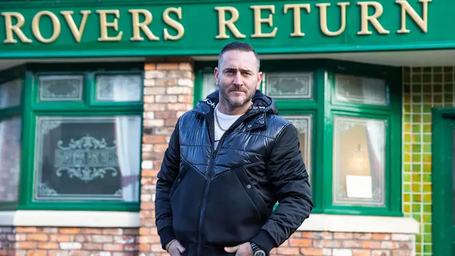 Will Mellor is playing evil villain Harvey in Coronation Street