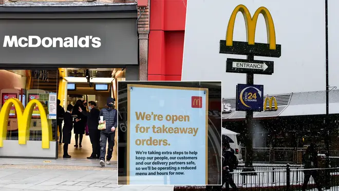 McDonald's are opening for takeaways again