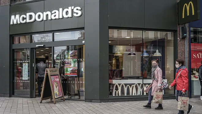 McDonald's restaurants closed for takeaway in January