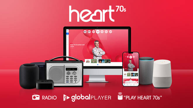 How to listen to Heart 70s on DAB, GlobalPlayer and smart speaker