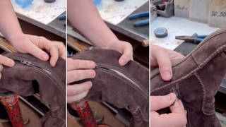 A cobbler has shared how to fix a broken zip yourself at home