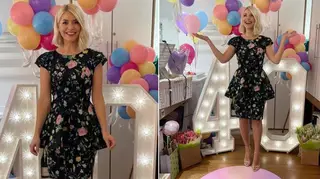Holly Willoughby is wearing a vintage dress today