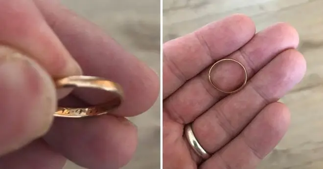 man loses wedding ring