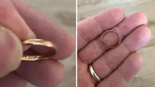 man loses wedding ring
