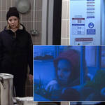 Debbie and Kevin Webster are trapped in a fridge in Coronation Street