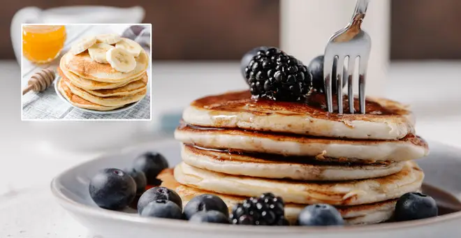How to make extra fluffy pancakes (stock images)
