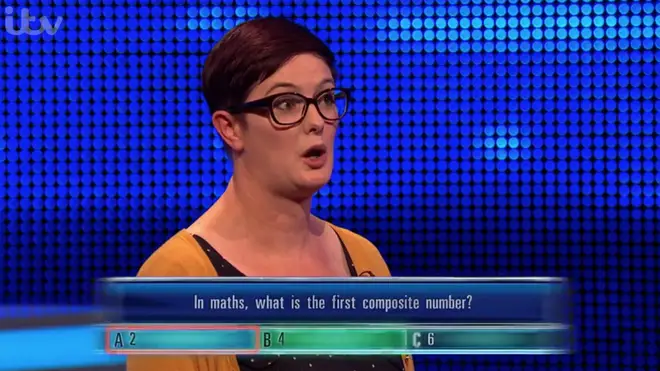 Contestant Sarah couldn't believe her luck as Mark got the question wrong