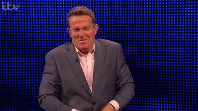 Bradley Walsh couldn't contain his amusement when Mark got the question wrong
