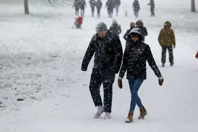 Snowy weather hit the UK earlier this month