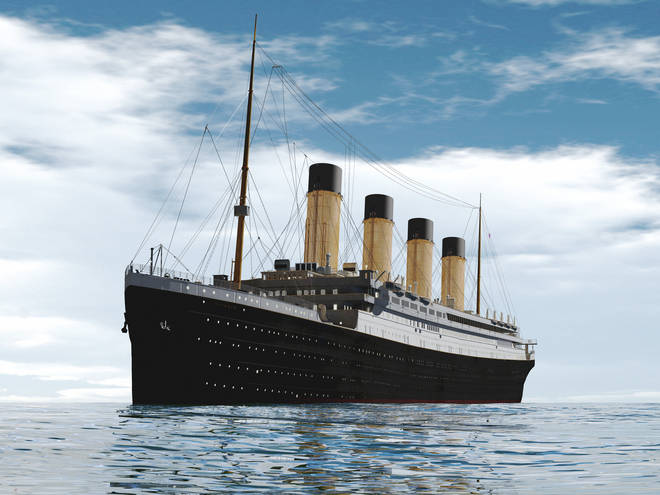 Illustration of the Titanic
