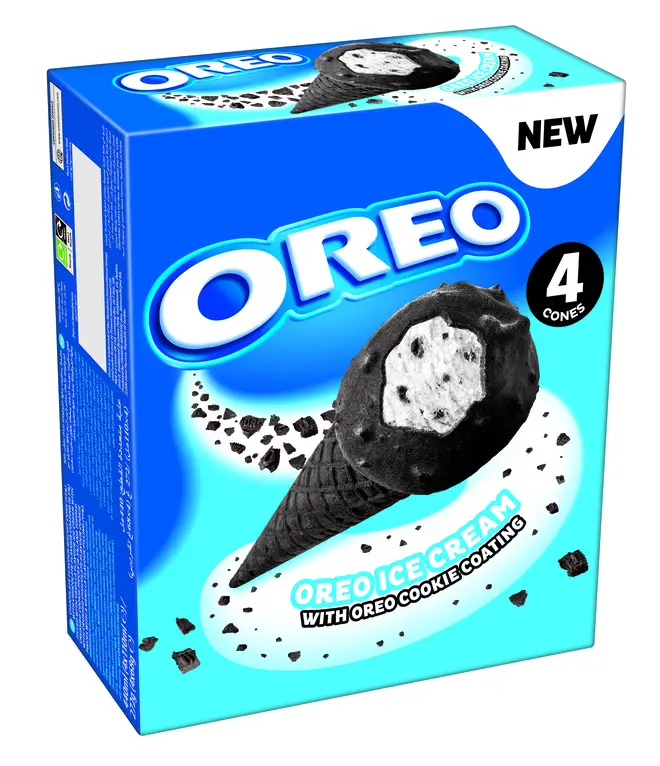 The new Oreo ice creams are available in packs of four