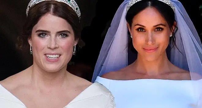 Princess Eugenie and Meghan Markle showed off flawless complexions when they wed