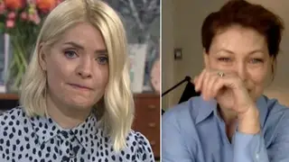 Holly Willoughby and Emma Willis broke down in tears on This Morning yesterday