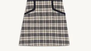 Holly Willoughby's mini skirt is from Sandro Paris
