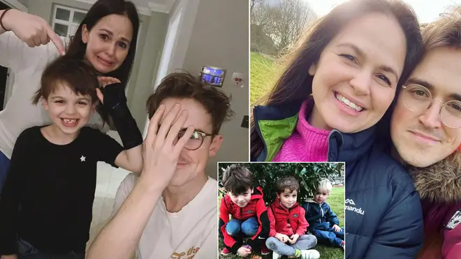 Giovanna and Tom Fletcher's son was rushed to hospital