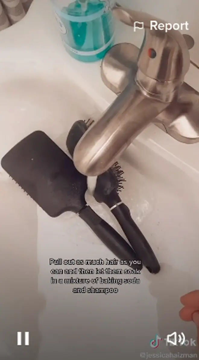 A TikTok user has said you should wash you brushes every two weeks