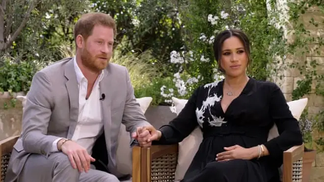 The first clip of Harry and Meghan's Oprah interview has been released