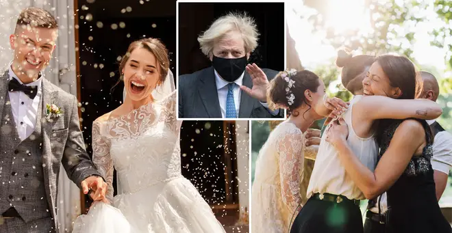 Boris Johnson has spoken out on summer weddings