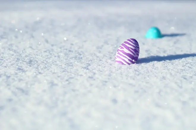 A snowy Easter could potentially be on the cards this year...