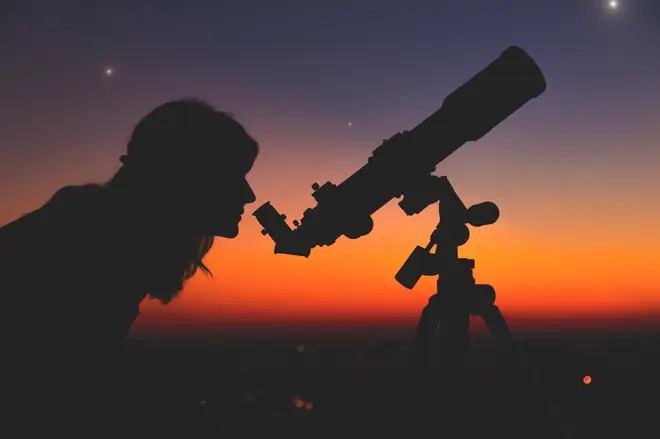 The asteroid will be visible to some telescopes this evening (stock image)