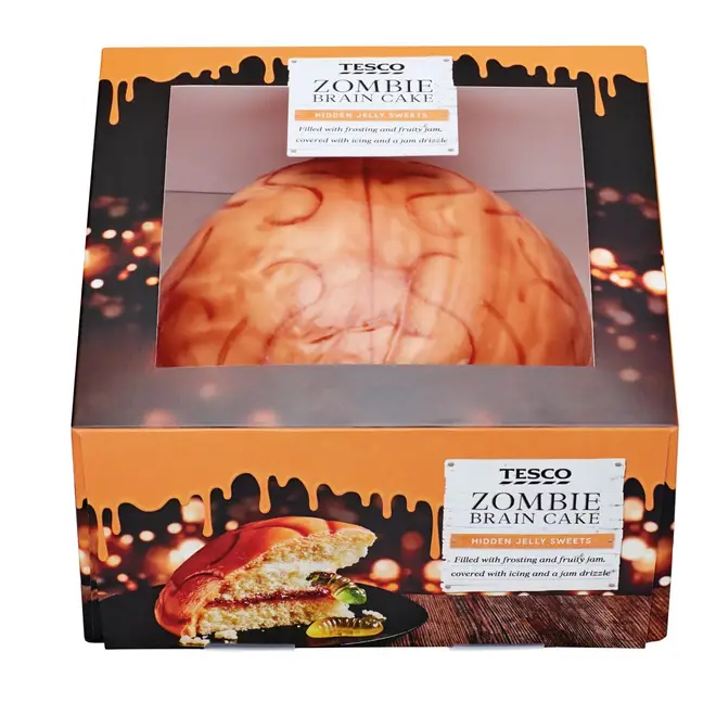 Tesco are selling a Zombie Brain Cake
