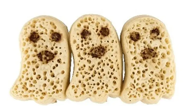 Asda are selling ghost-shaped crumpets