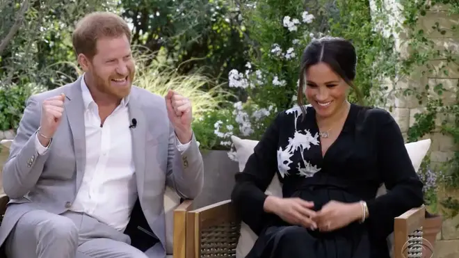 Prince Harry and Meghan Markle were delighted to announce the news