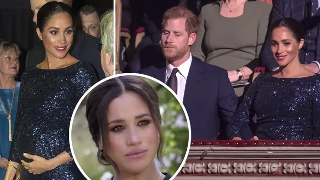 Meghan Markle said the pictures taken at the Royal Albert Hall 'haunt' her