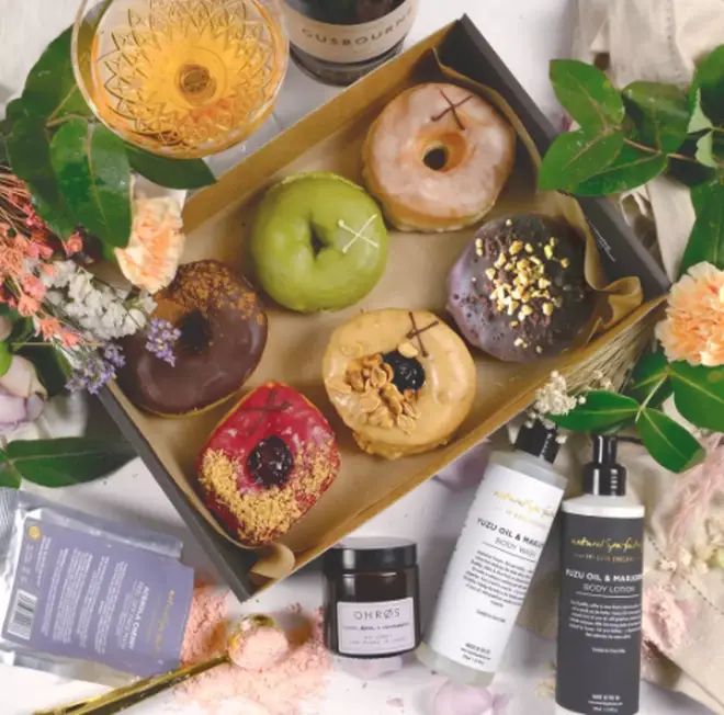 The Crosstown Doughnuts Luxury Self-Care Gift Box will go down a treat