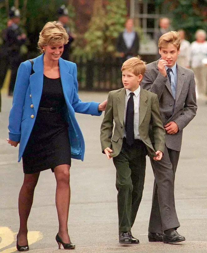 Prince Harry also paid tribute to Diana on Sunday, having flowers laid on her grave