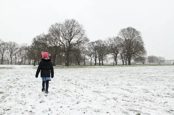 The UK will be hit by snow over the next week