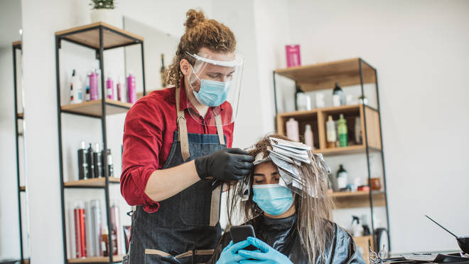 Hairdressers in England will be allowed to reopen in April