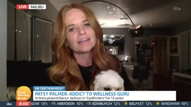 Patsy Palmer was upset by the description they had used for her interview