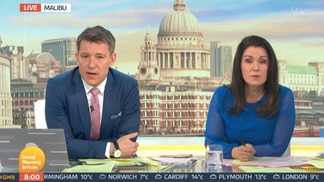 Susanna Reid and Ben Shepherd was left stunned as Patsy hung up