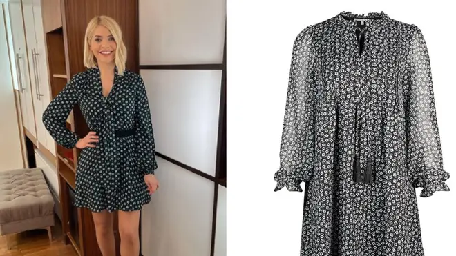Holly Willoughby's dress is from Oliver Bonas