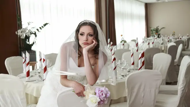The bride was left upset by the incident (stock image)