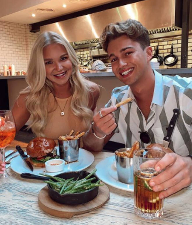AJ Pritchard is said to have put the flames out before he rushed her to hospital