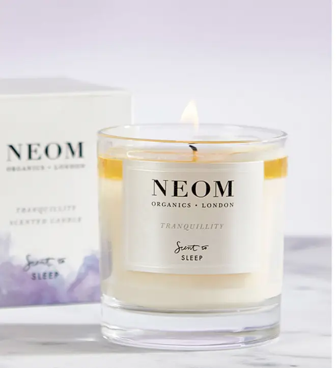 The Neom Tranquility™ fragrance is a complex blend of 19 of the purest possible essential oils including English lavender, sweet basil and jasmine