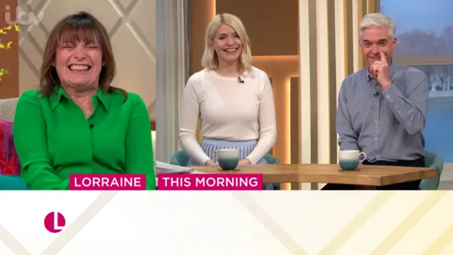 Lorraine, Holly and Phil hinted there was more to their bizarre behaviour
