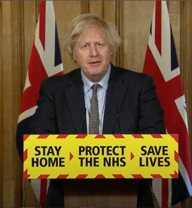 Boris Johnson led the press conference yesterday evening