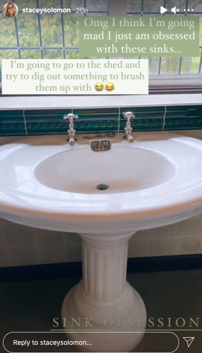 Stacey Solomon is in love with her new sinks
