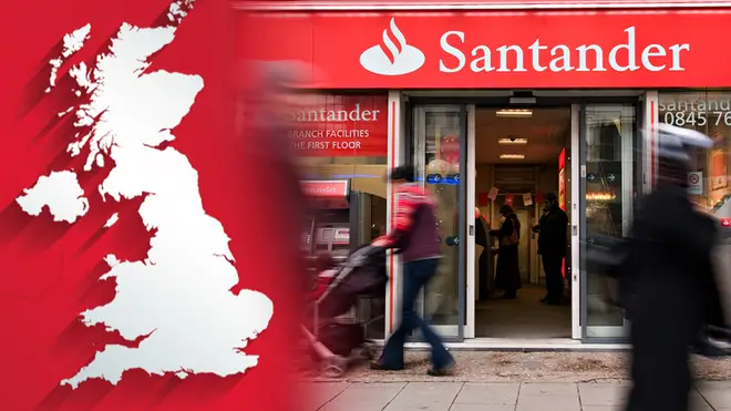 Santander have announced the closure of 111 branches