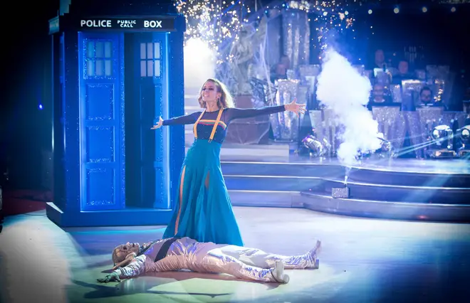 Stacey Dooley scored 35 points for her Dr Who-themed Tango