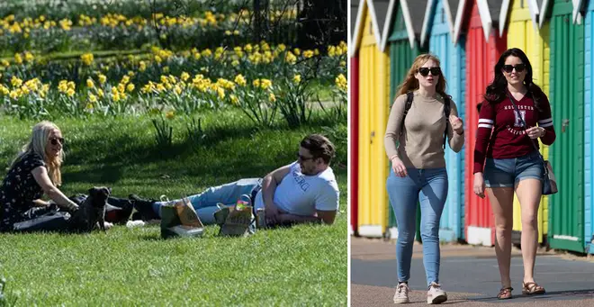 London could reach 24C today and tomorrow as the mini heatwave sets in